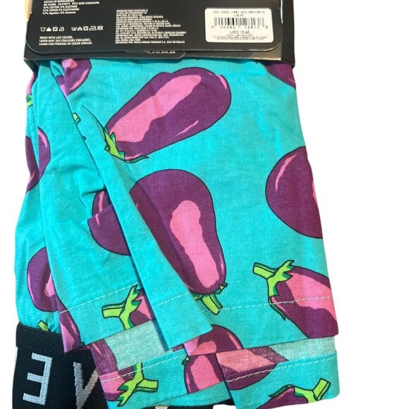 American Eagle Mens Stretch Boxer M Eggplant Print 4" Inseam Lightweight NWT #13 - Picture 3 of 5